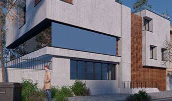 GleamGrain is a clear concrete building material. Tailored for the construction of building facades and interior walls, GleamGrain is an excellent alternative to concrete and glass, and seamlessly combines the advantages of these traditional materials
