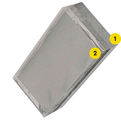 GleamGrain is a clear concrete building material. Tailored for the construction of building facades and interior walls, GleamGrain is an excellent alternative to concrete and glass, and seamlessly combines the advantages of these traditional materials