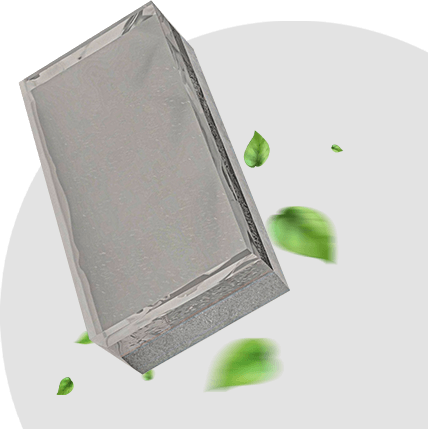 GleamGrain is a clear concrete building material. Tailored for the construction of building facades and interior walls, GleamGrain is an excellent alternative to concrete and glass, and seamlessly combines the advantages of these traditional materials
